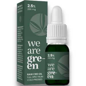 2,5% CBD-olie RAW 10 ml