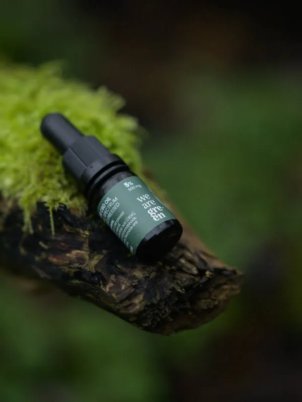 CBD olie og hampblade