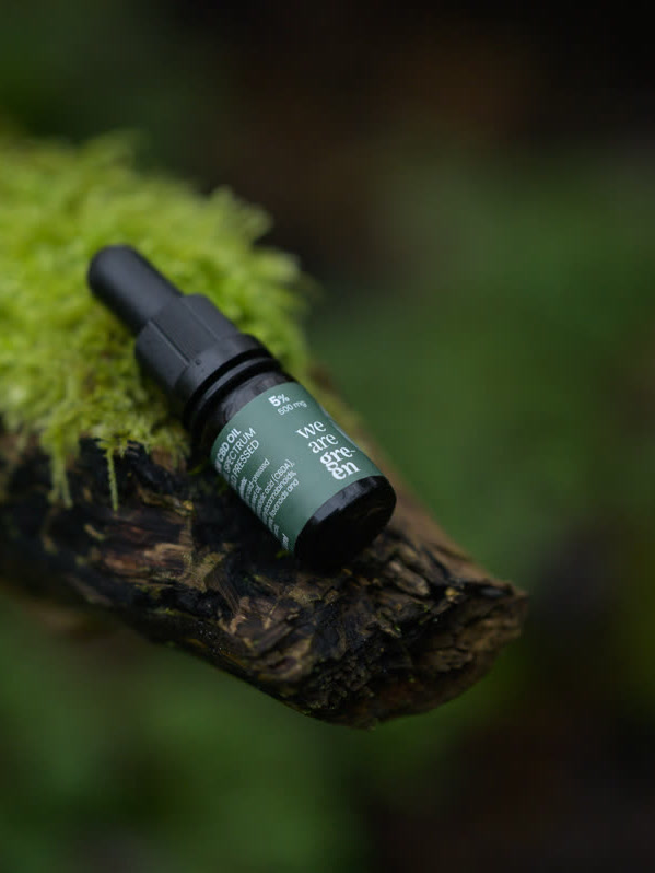 CBD olie og hampblade