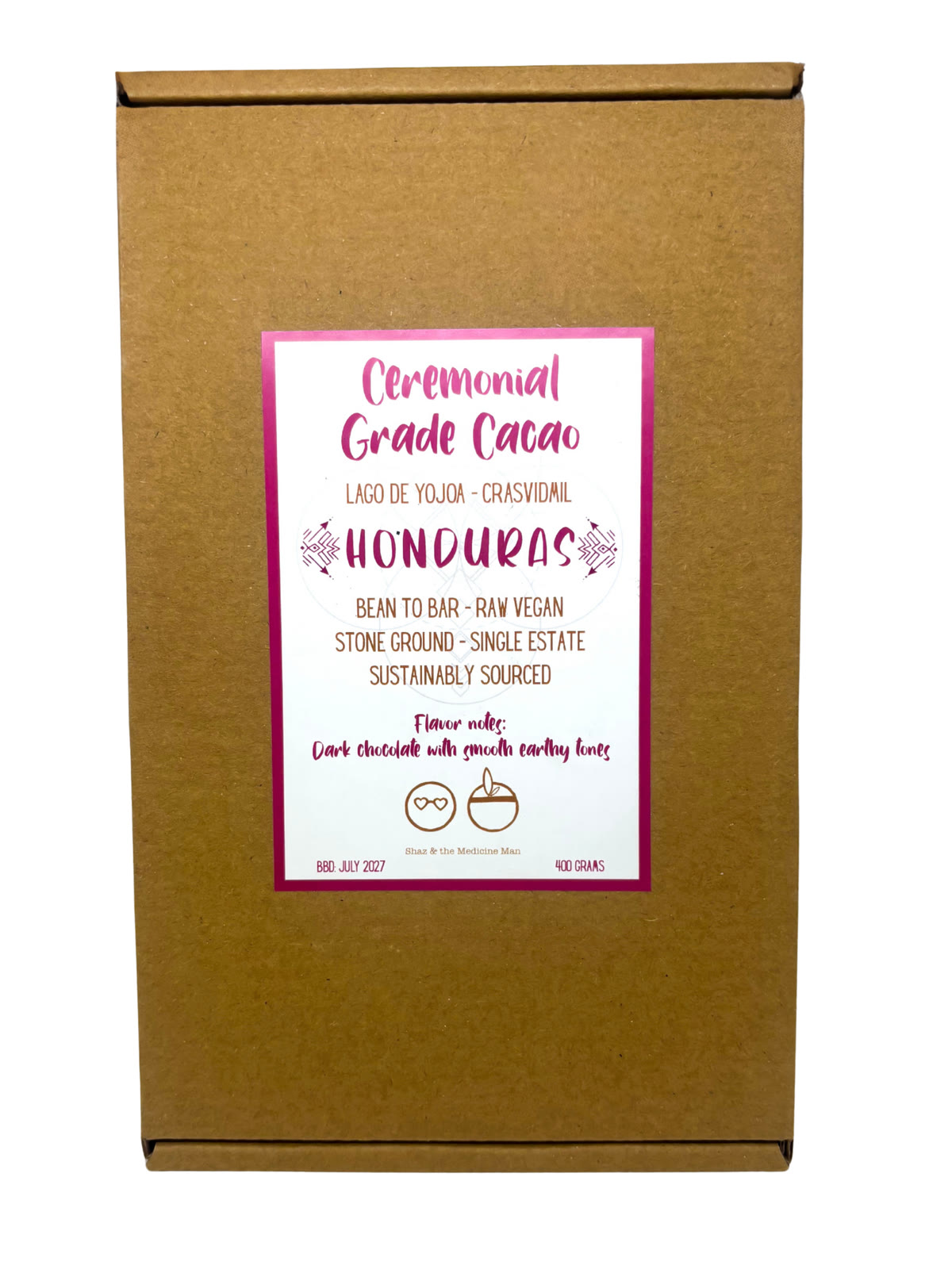 Ceremoniel Kakao Bundle — Honduras + Indonesien (2 x 200g) - Billede 4