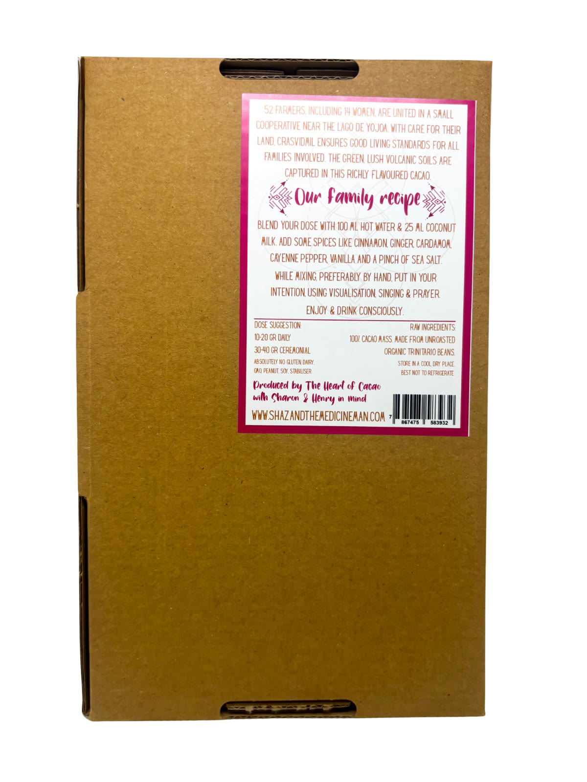 Ceremoniel Kakao Bundle — Honduras + Indonesien (2 x 200g) - Billede 7